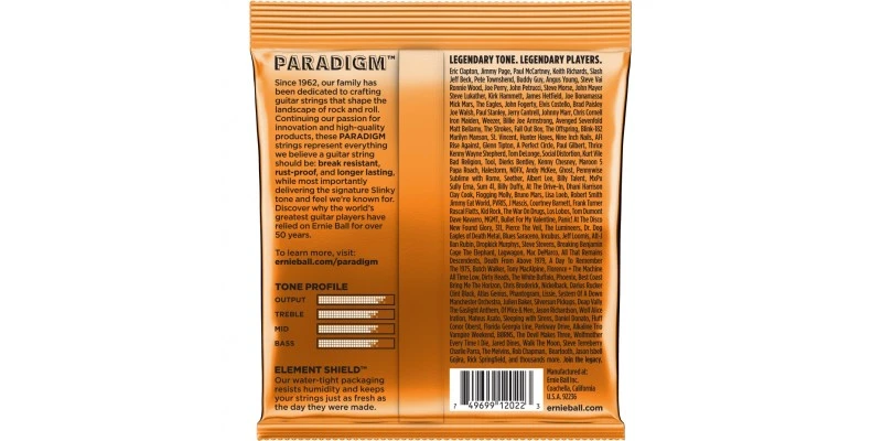 Ernie Ball Paradigm Hybrid Slinky Electric Guitar Strings 9-46 Gauge - Image 2