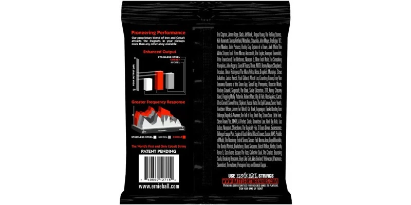 Ernie Ball Cobalt Skinny Top Heavy Bottom Slinky 10-52