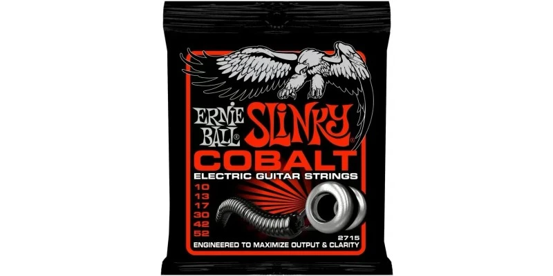 Ernie Ball Cobalt Skinny Top Heavy Bottom Slinky 10-52 - Image 2