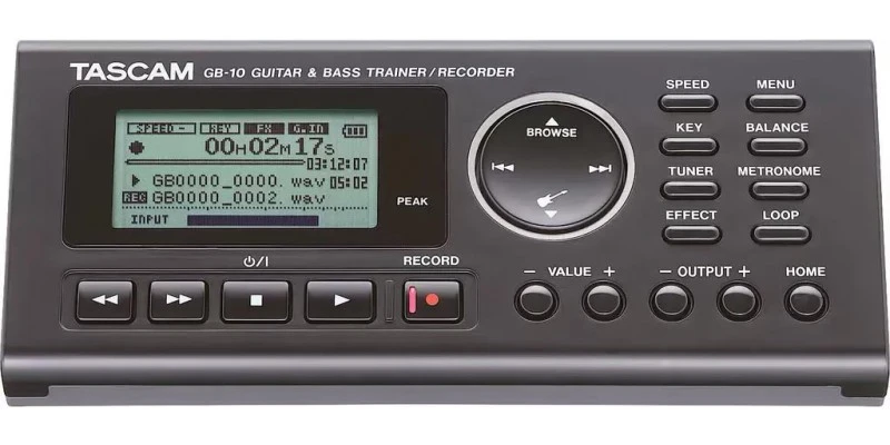 Tascam GB-10 Trainer/Recorder For Guitar And Bass - Image 4