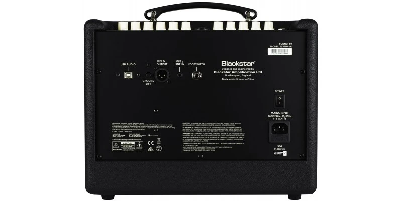 Blackstar Sonnet 60 Acoustic Guitar Amplifier Black - Image 5