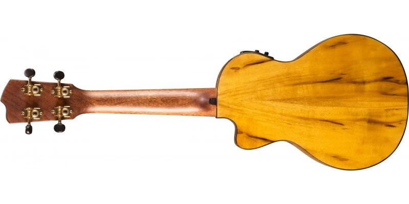 Breedlove Lu'au Concert Cutaway Electro-Acoustic Ukulele All-Myrtlewood Natural Shadow - Image 5