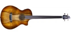 Breedlove Pursuit Exotic S Concerto Amber Fretless Bass CE Myrtlewood