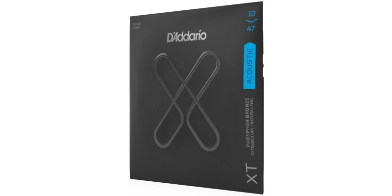 D'Addario XTAPB1047-12 XT Phosphor Bronze 12-String Acoustic Guitar Strings Light 10-47 - Image 3