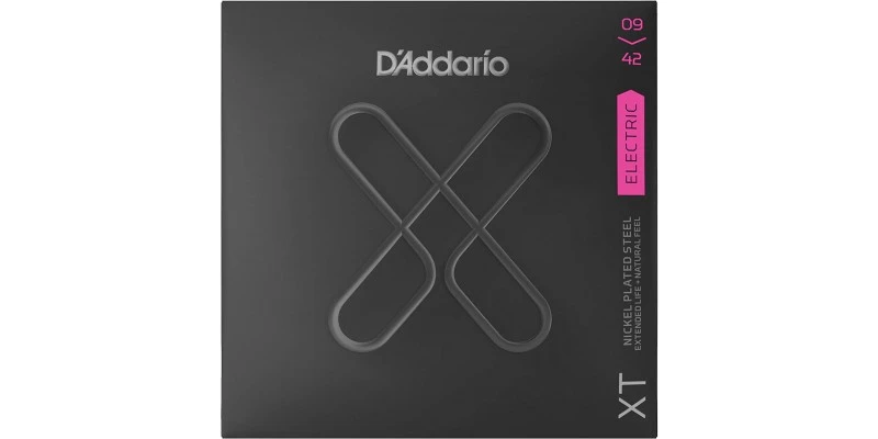 D'Addario XTE0942 XT Electric Nickel Plated Steel Super Light 9-42