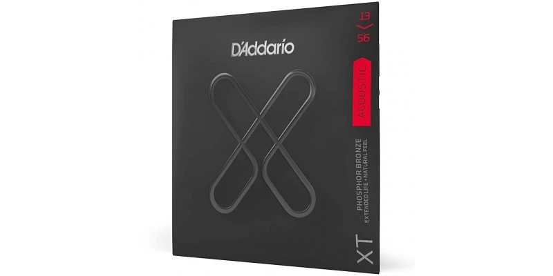 D'Addario XTAPB1356 XT Phosphor Bronze Acoustic Guitar Strings Medium 13-56 - Image 2