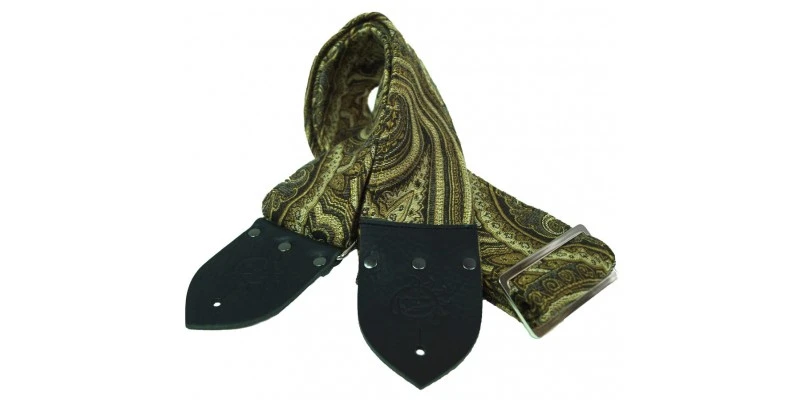 Dog Days Sandstone Paisley 3-Inch Wide Guitar Strap