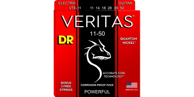 DR Veritas VTE-11 Electric Guitar Strings Heavy 11-50