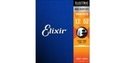Elixir Electric Guitar Strings With NANOWEB Coating 12-52