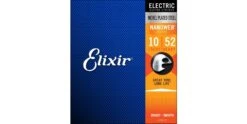 Elixir Nanoweb Electric Guitar Strings 10-52 Light Heavy