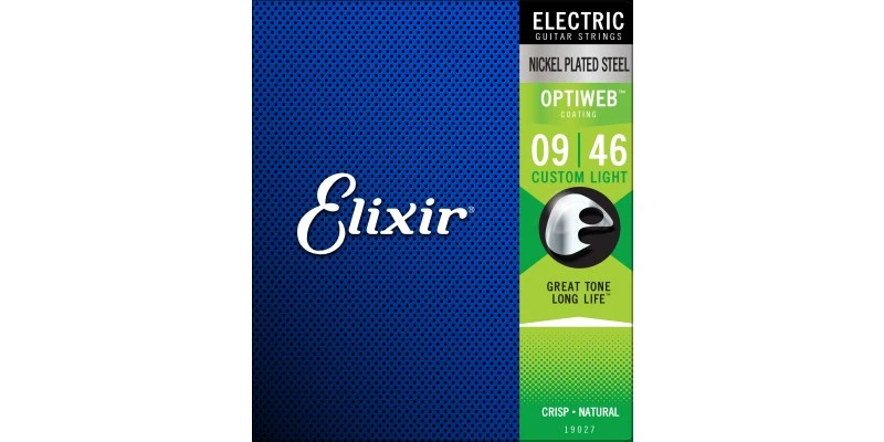 Elixir OPTIWEB Custom Light Electric Guitar Strings 9-46
