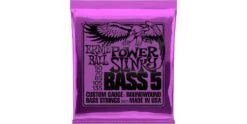Ernie Ball Power Slinky Nickel Wound 5-String Electric Bass Strings 50-135