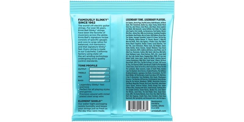 Ernie Ball Mighty Slinky Nickel Wound Electric Guitar Strings 8.5-40 Gauge - Image 2