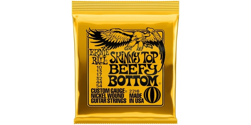 Ernie Ball Skinny Top Beefy Bottom Nickel Wound Electric Guitar Strings 10-54 Gauge