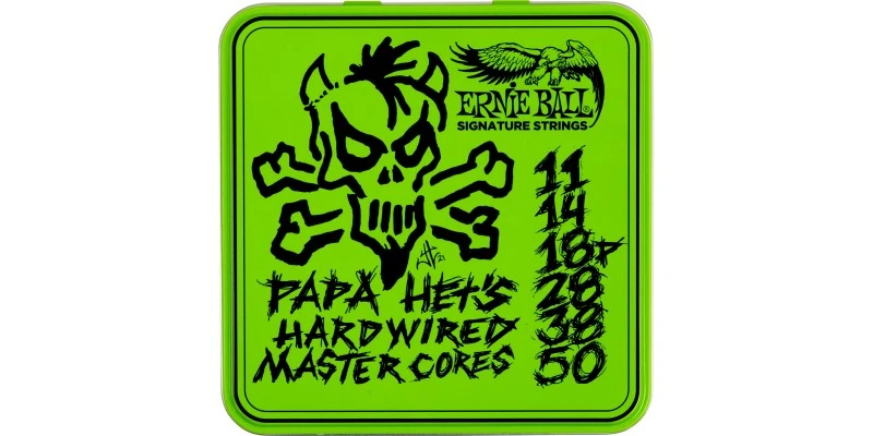 Ernie Ball Papa Het's Hardwired Master Core Signature Electric Guitar Strings 3-Pack