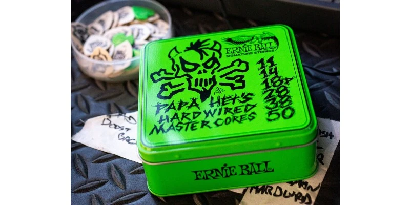 Ernie Ball Papa Het's Hardwired Master Core Signature Electric Guitar Strings 3-Pack - Image 6