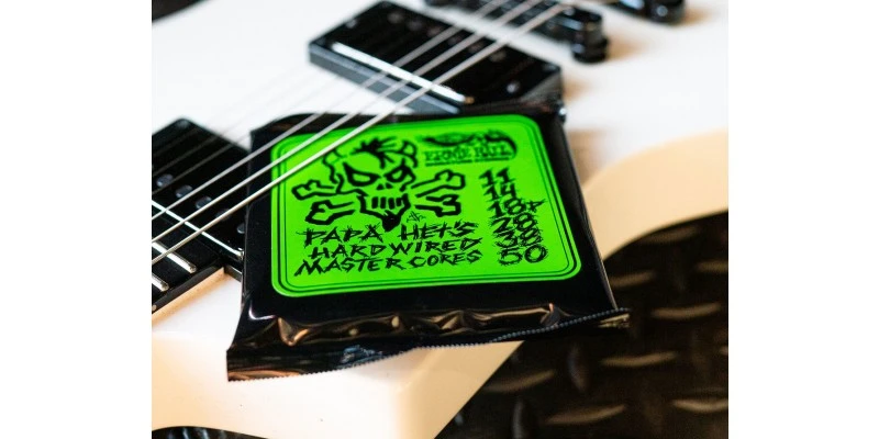 Ernie Ball Papa Het's Hardwired Master Core Signature Electric Guitar Strings 3-Pack - Image 5