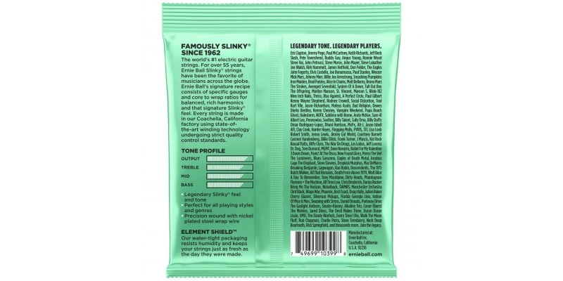 Ernie Ball Hyper Slinky Nickel Wound Electric Guitar Strings 8-42 Gauge - Image 2