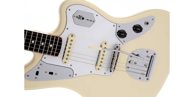 Fender Johnny Marr Jaguar Guitar Olympic White - Image 4