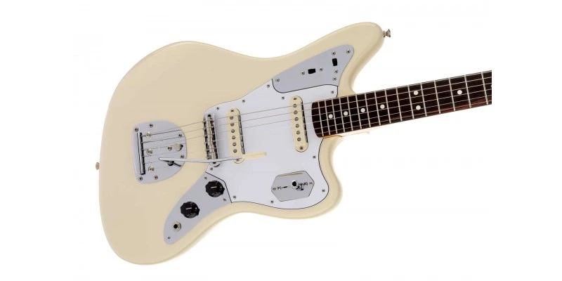 Fender Johnny Marr Jaguar Guitar Olympic White - Image 3