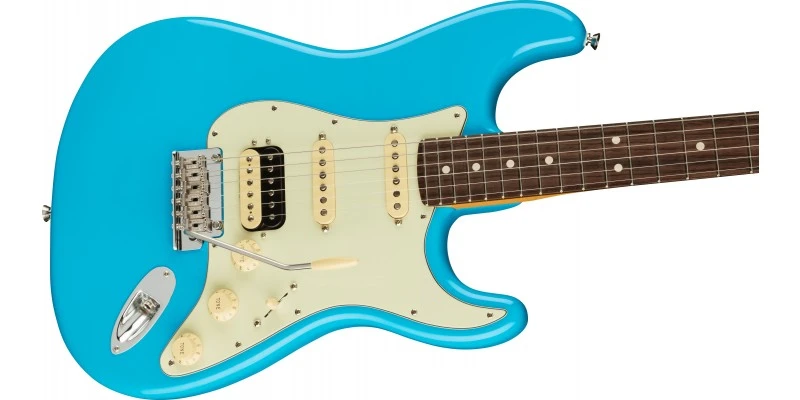 Fender American Professional II Stratocaster HSS Miami Blue Rosewood - Image 3