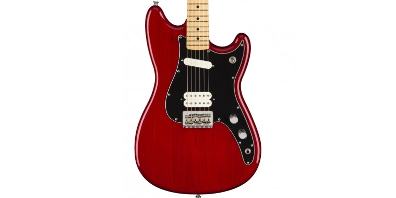 Fender Player Duo-Sonic HS Crimson Red Transparent - Image 2
