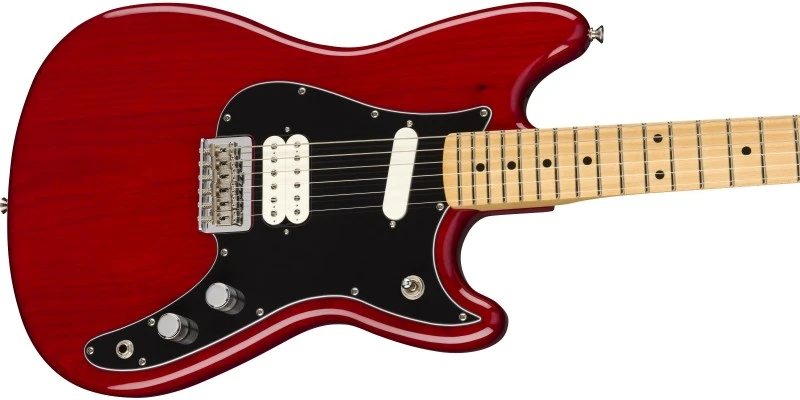 Fender Player Duo-Sonic HS Crimson Red Transparent - Image 3