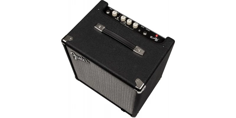 Fender Rumble 25 V3 Black/Silver Bass Amp Combo - Image 2