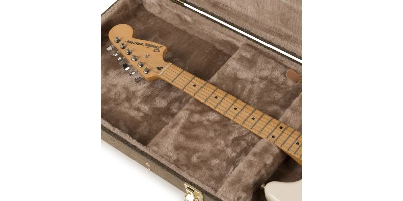 Gator GW-ELECT-VIN Electric Guitar Deluxe Wood Hard Case Vintage Brown - Image 3