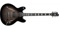 Hagstrom Viking Deluxe Baritone Cosmic Black Burst
