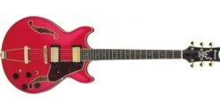 Ibanez AMH90-CRF Artcore Expressionist Cherry Red Flat