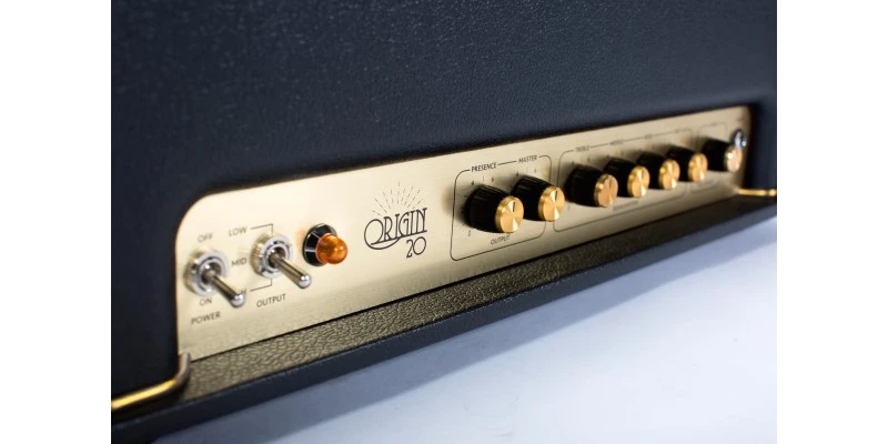 Marshall Origin 20H Amp With Origin212A Angled Cab Half Stack Pack - Image 7