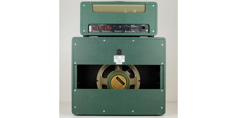 Marshall Design Store SV20H Head With 1974CX Half Stack Pack Dark Green / Cream - Image 4
