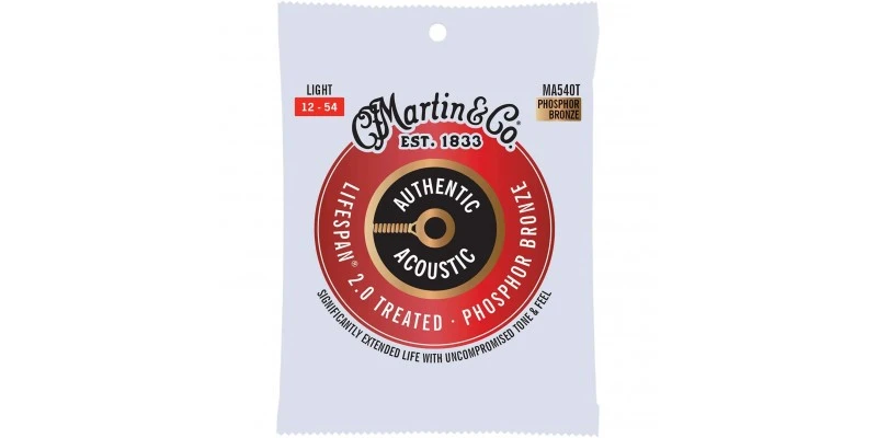 Martin MA540T Authentic Acoustic LifeSpan 2.0 Phosphor Bronze Light 12-54