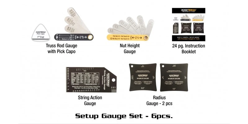 MusicNomad Precision Setup Gauge Set 6 Piece MN604 - Image 4