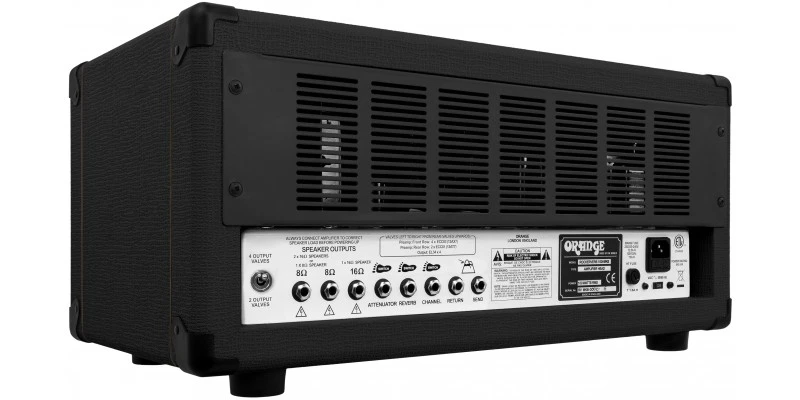 Orange Rockerverb 100 MKIII Head Guitar Amp Black - Image 3
