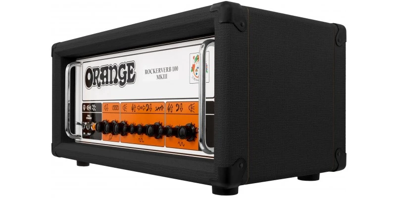 Orange Rockerverb 100 MKIII Head Guitar Amp Black - Image 4