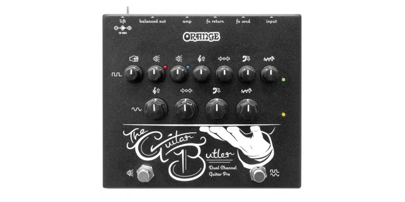 Orange Guitar Butler Dual Channel Guitar Preamp Pedal