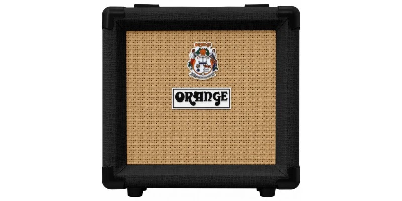 Orange PPC108 Black Speaker Cab