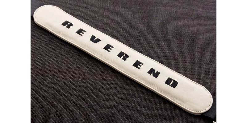 Reverend Padded Guitar Strap Cream - Image 2