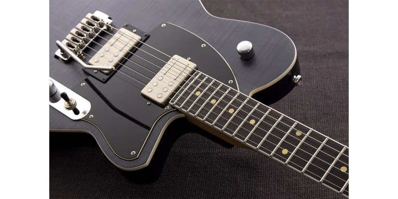 Reverend Reeves Gabrels Signature Satin Black Flame Maple - Image 5