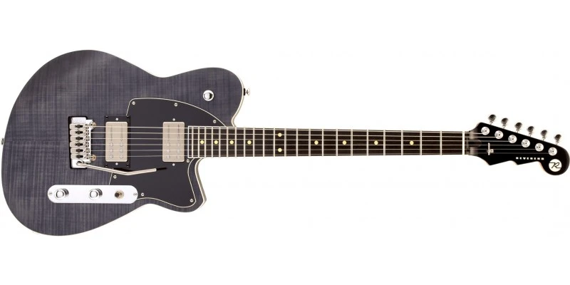 Reverend Reeves Gabrels Signature Satin Black Flame Maple