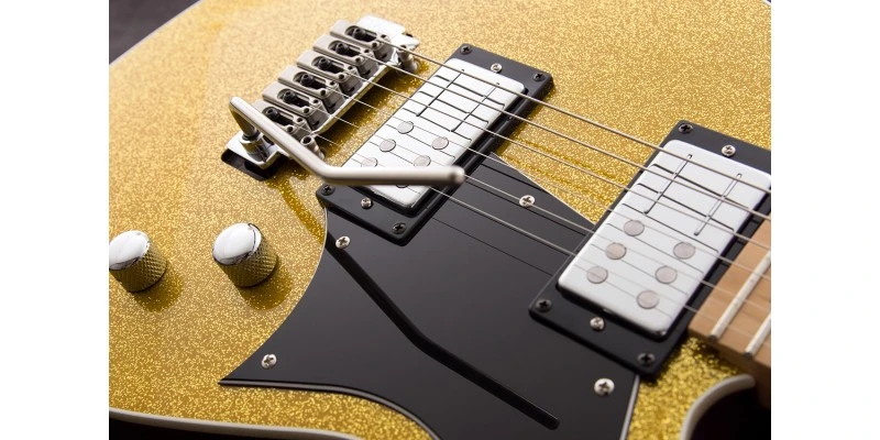 Reverend Tommy Koffin Signature Gold Metal Flake - Image 7