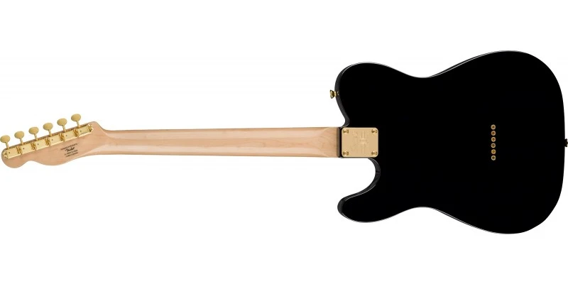 Squier 40th Anniversary Telecaster Gold Edition Black - Image 5