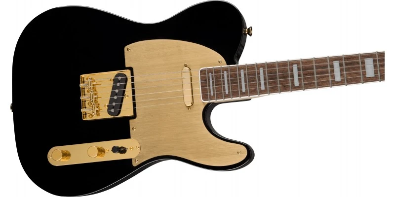Squier 40th Anniversary Telecaster Gold Edition Black - Image 3