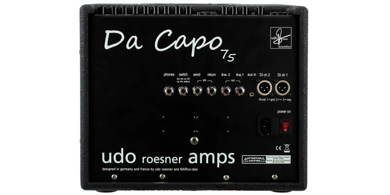 Udo Roesner Da Capo 75 Acoustic Guitar Amplifier - Image 6