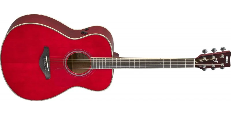Yamaha FS-TA TransAcoustic Guitar Ruby Red